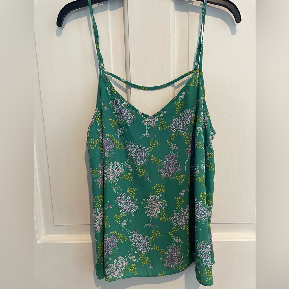 Chic spaghetti strap blouse